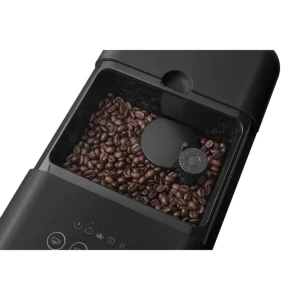 BCC02FBMUK Smeg Bean to Cup Coffee Machine Black Beans 800x - اسپرسوساز اتوماتیک اسمگ رنگ تمام مشکی مدل BCC02FBM