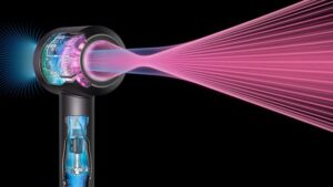 12 - سشوار سوپرسونیک دایسون (آبی /رز) Dyson Supersonic™ hair Dryer Blush/Blue