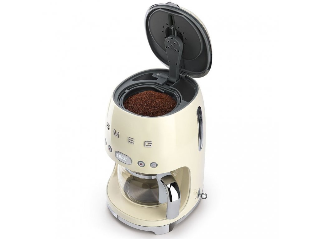 305341 3 drip coffee machine dcf02creu cream smeg - قهوه ساز کرم اسمگ مدل DCF02CR