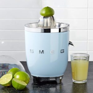 Smeg Citrus Juicer BP 1 min - آب مرکبات گیری طرح آبی پاستیلی اسمگ مدل CJF01PB