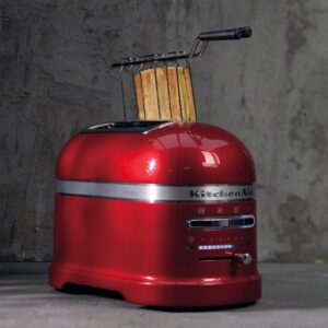 kitchenaid 5kmt2204 artisan toaster 2 imperial red slices - توستر کیچن اید رنگ قرمز 5KMT2204ECA