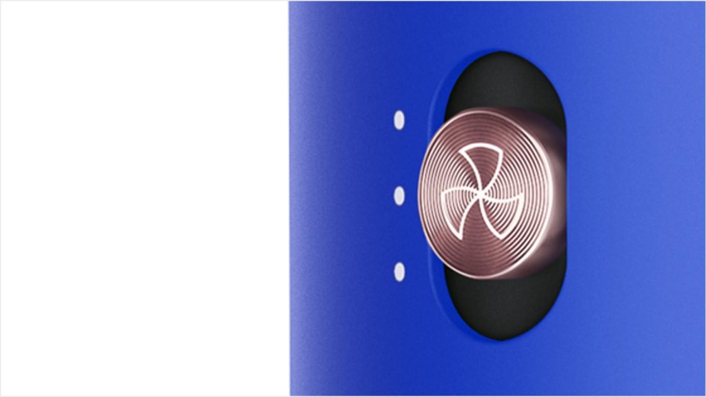 1 Q4 Gifting Airwrap Controls Airflow speed - استایلر حرفه ای دایسون مدل Dyson Airwrap™ multi-styler in Blue Blush