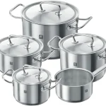 سرویس قابلمه استیل 9 پارچه زولینگ Twin Classic