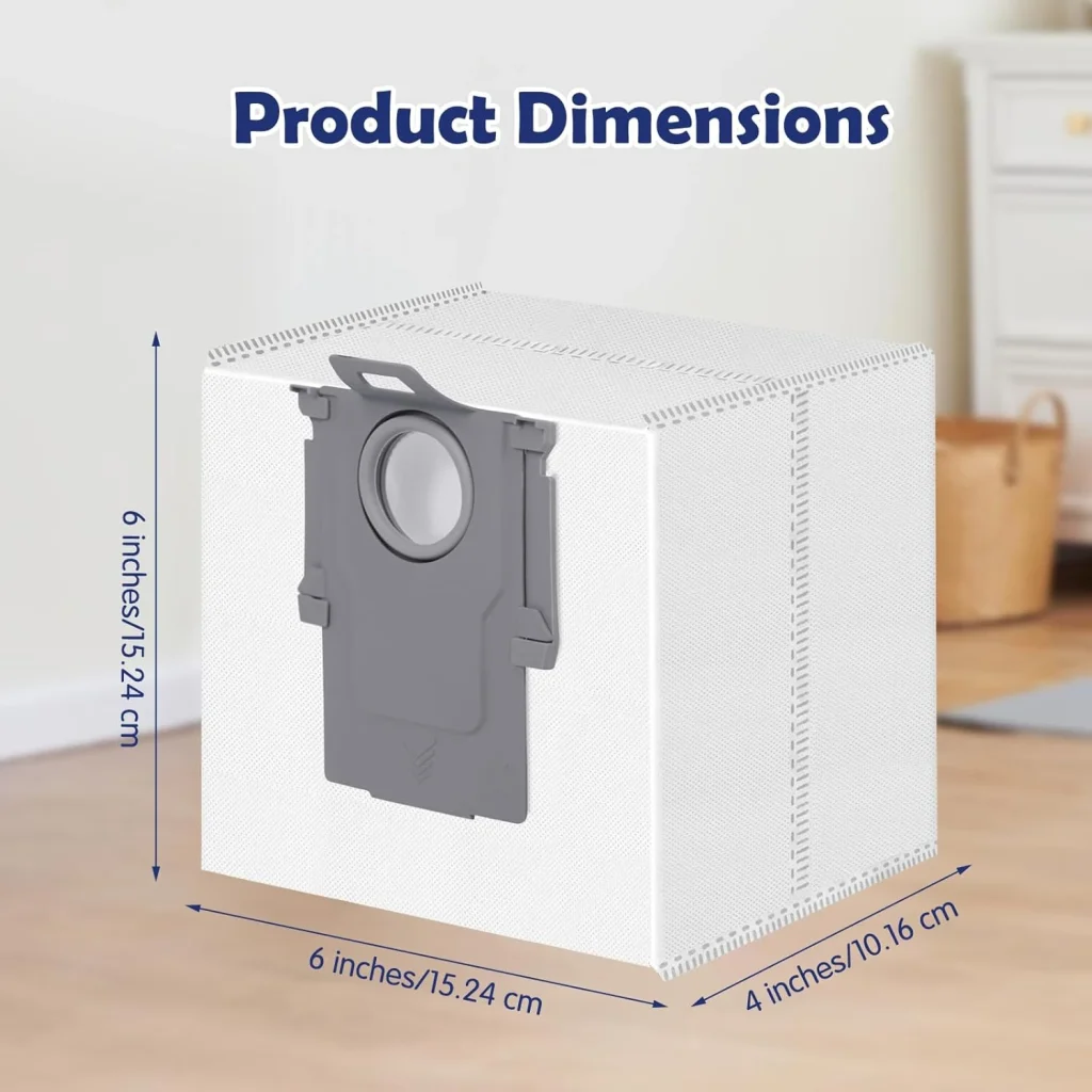717nN7DFwuL. AC SL1500 - پک 12 عددی کیسه جارو رباتیک Roborock
