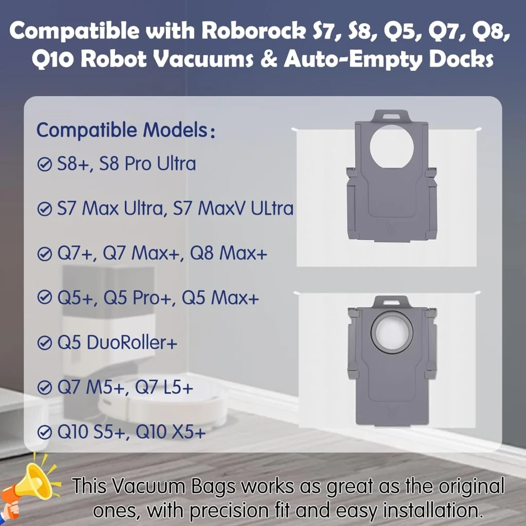 71vjyGWGCGL. AC SL1500 - پک 12 عددی کیسه جارو رباتیک Roborock