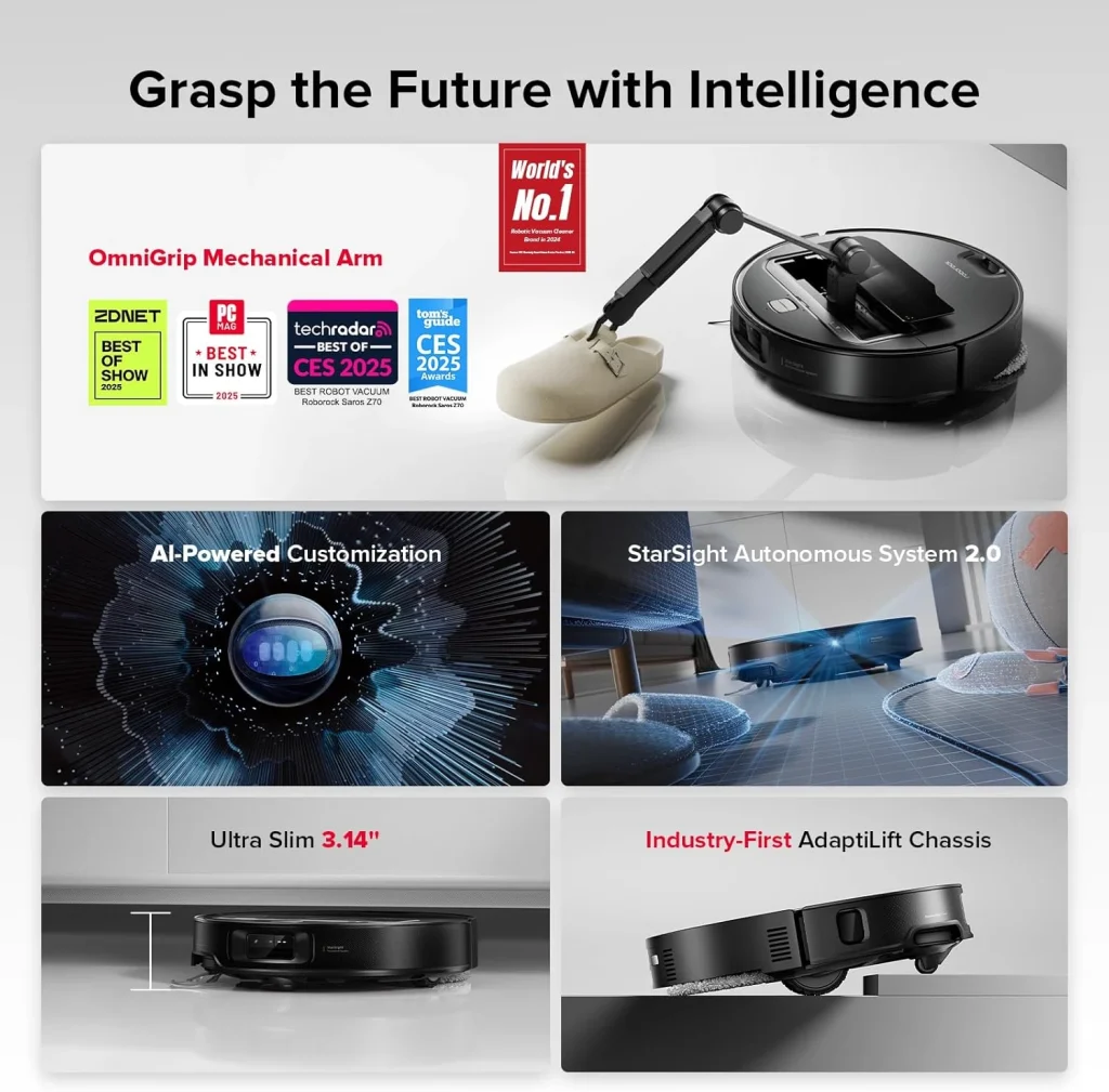 714iDnSCA7L. AC SL1500 - جارو رباتیک Roborock Z70