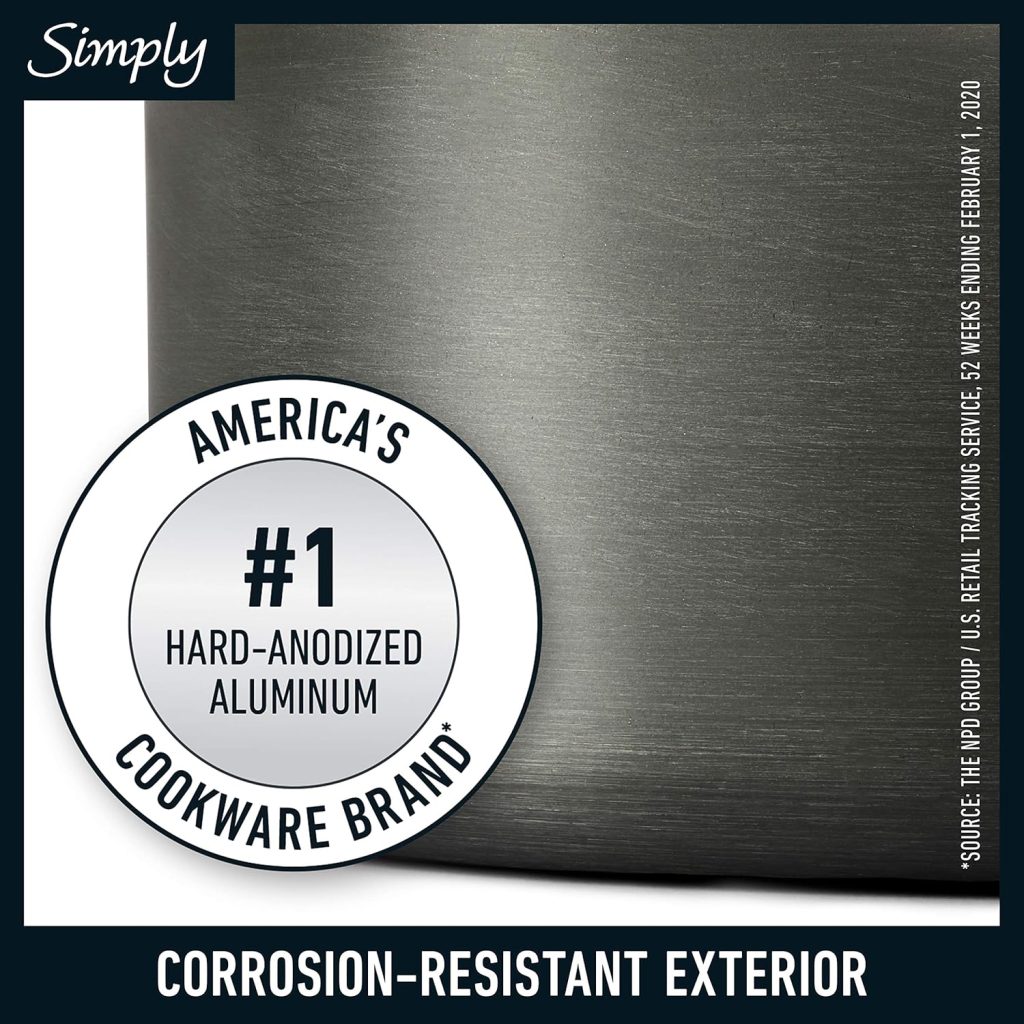 1 2 - سرویس قابلمه 10 پارچه کالفالون Calphalon Simply Nonstick