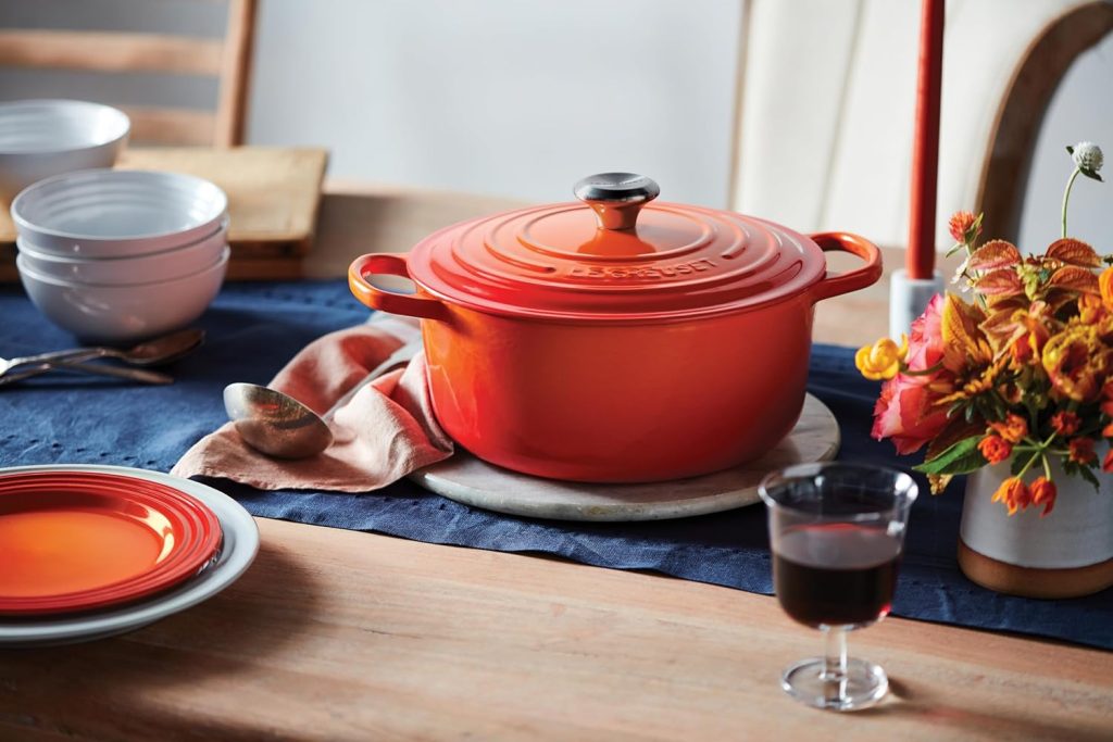 5 11 - قابلمه چدنی سایز 24 برند le creuset