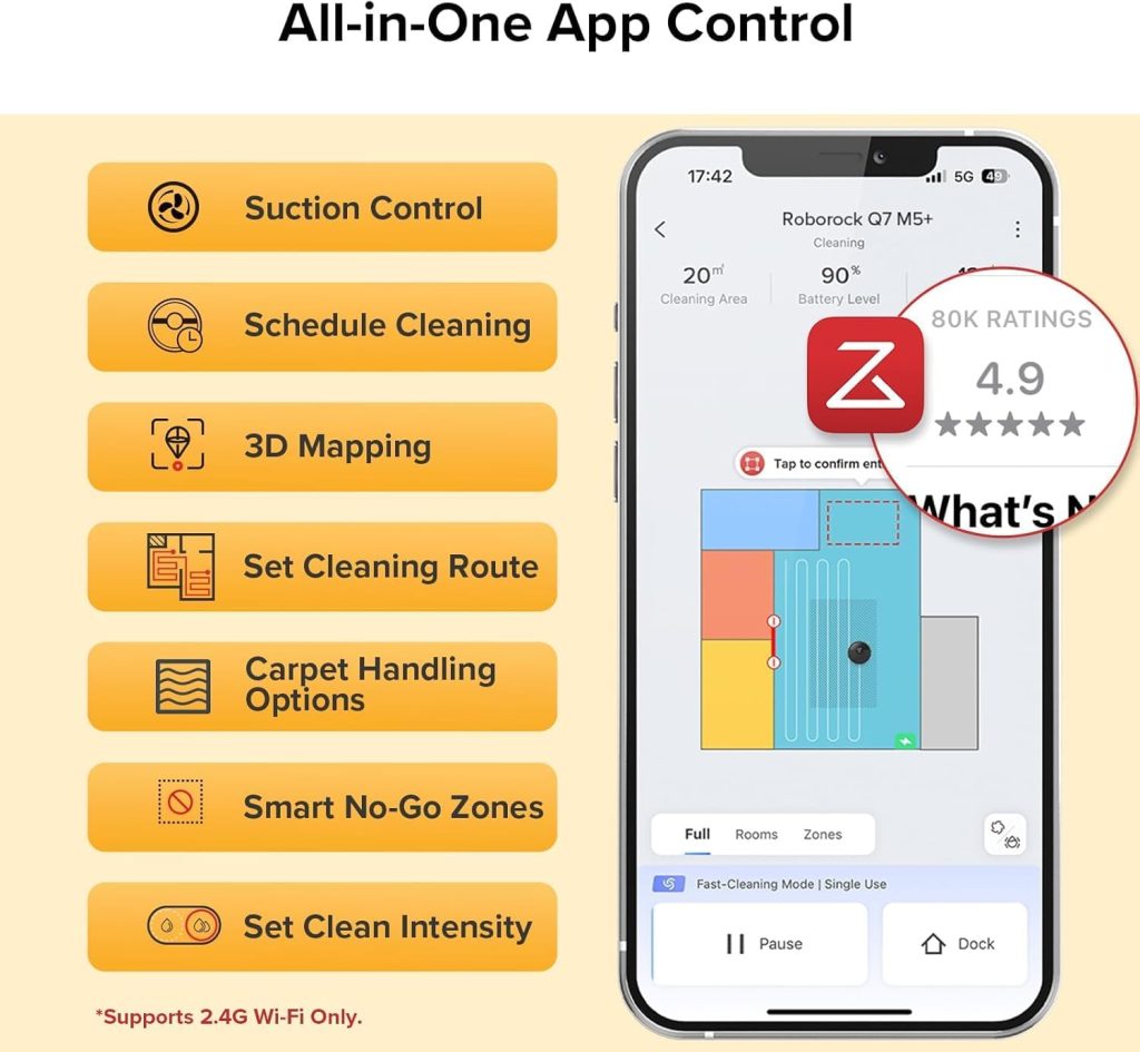 6 2 - جارو رباتیک روبوراک roborock Q7 TF+