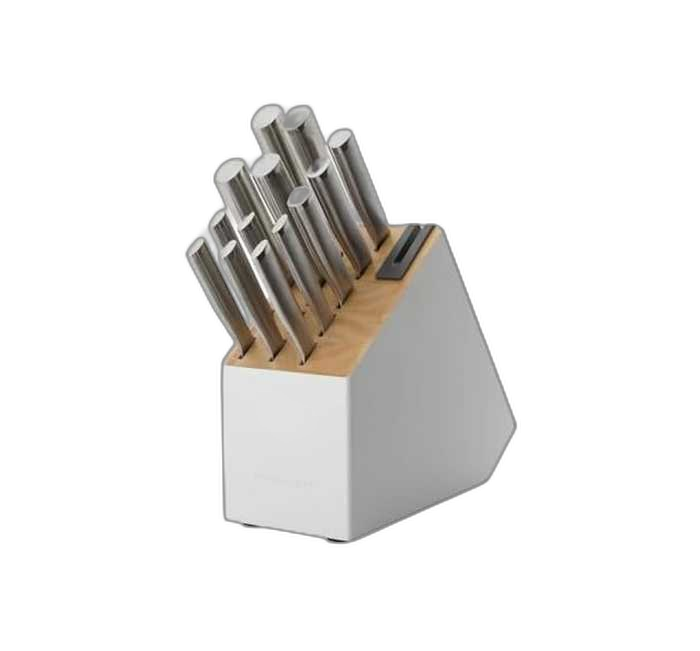 1 88 - ست چاقو 14 پارچه کیچن اید همراه با استند چاقو تیز کن