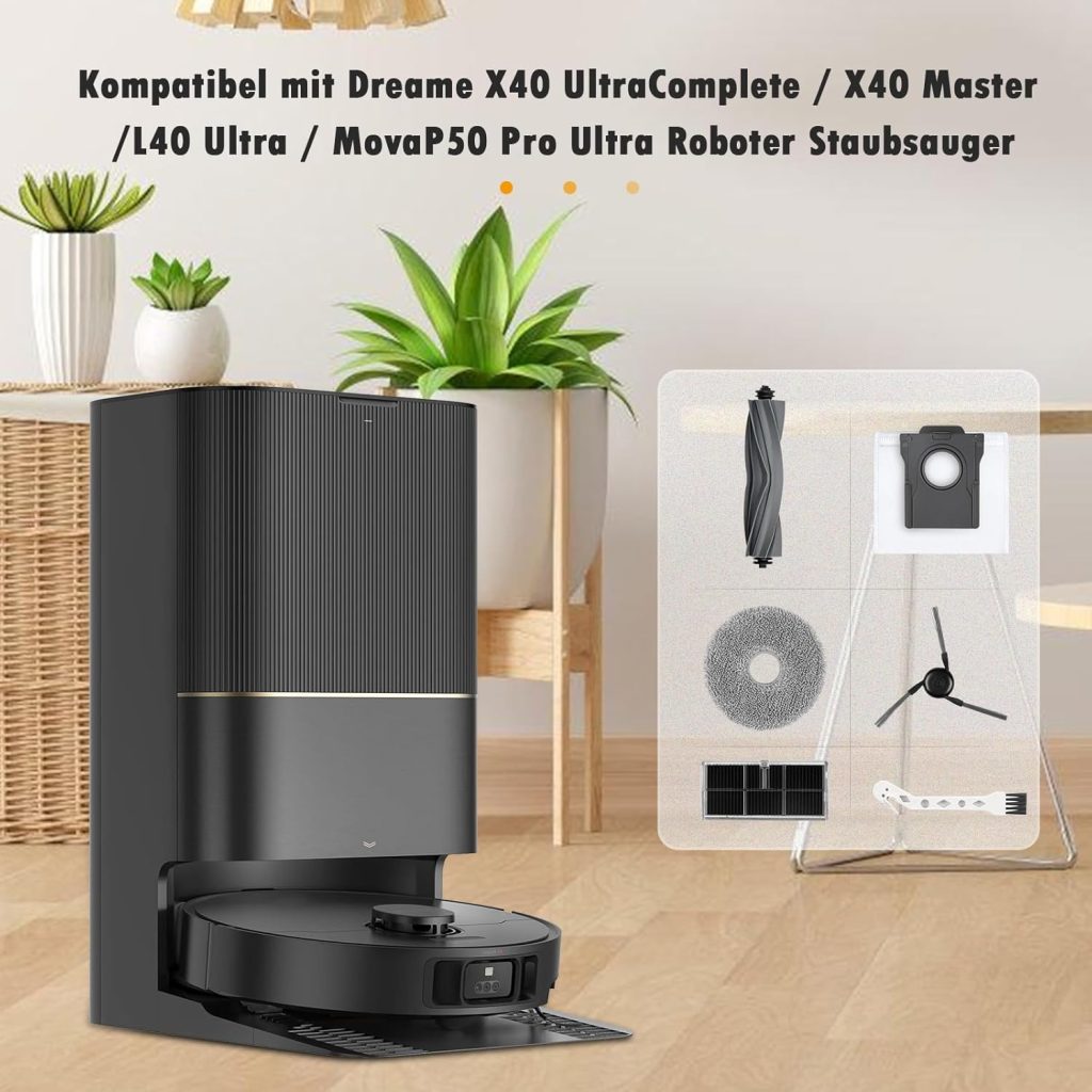 2 48 - لوازم جانبی جارو رباتیک دریم 25 تیکه برای سری X40 , L40