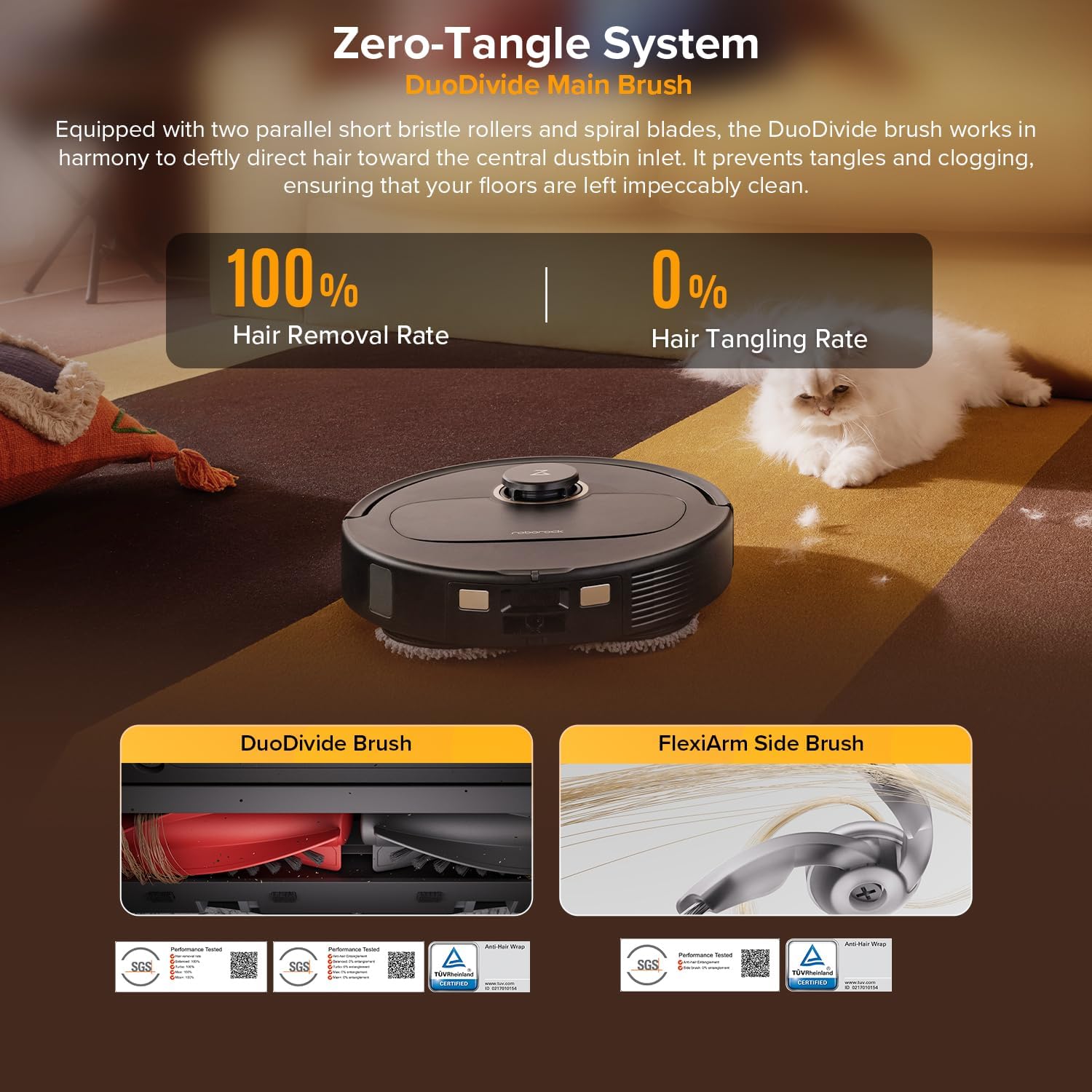 جارو رباتیک روبوراک مدل Roborock Qrevo 5AE - آلپوشاپ