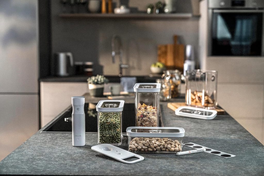 7 6 - ست 5 تایی ظروف وکیوم زولینگ مدل Fresh & Save Cube