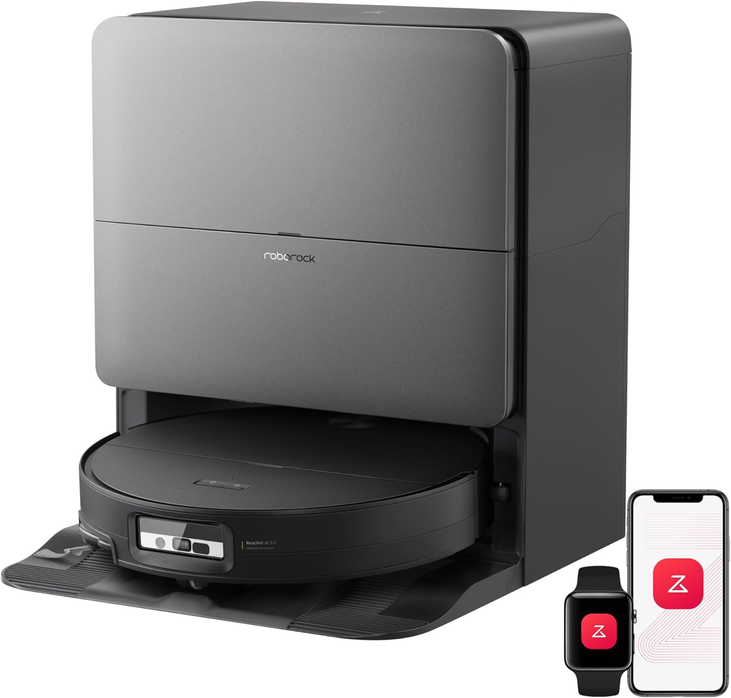 1 - جارو رباتیک روبوراک مدل Roborock Saros 20 Sonic