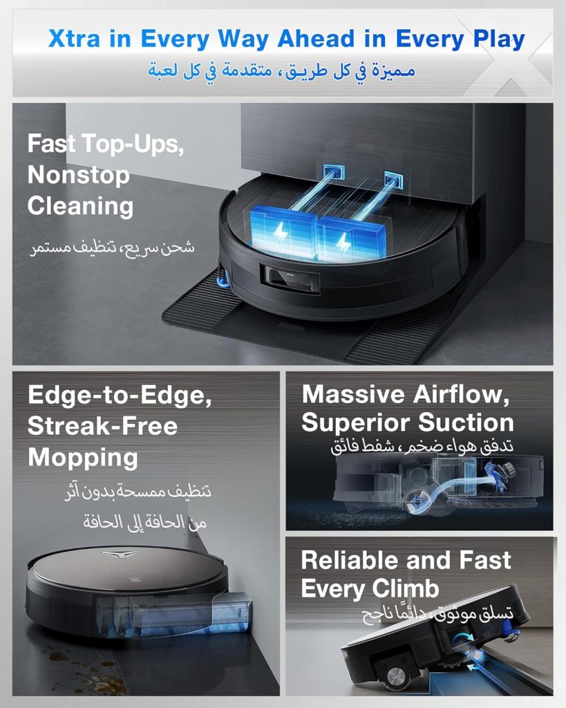 جاروی رباتیک اکووکس DEEBOT X11 PRO OMNI 10 2 2 - جاروی رباتیک اکووکس DEEBOT X11 PRO OMNI