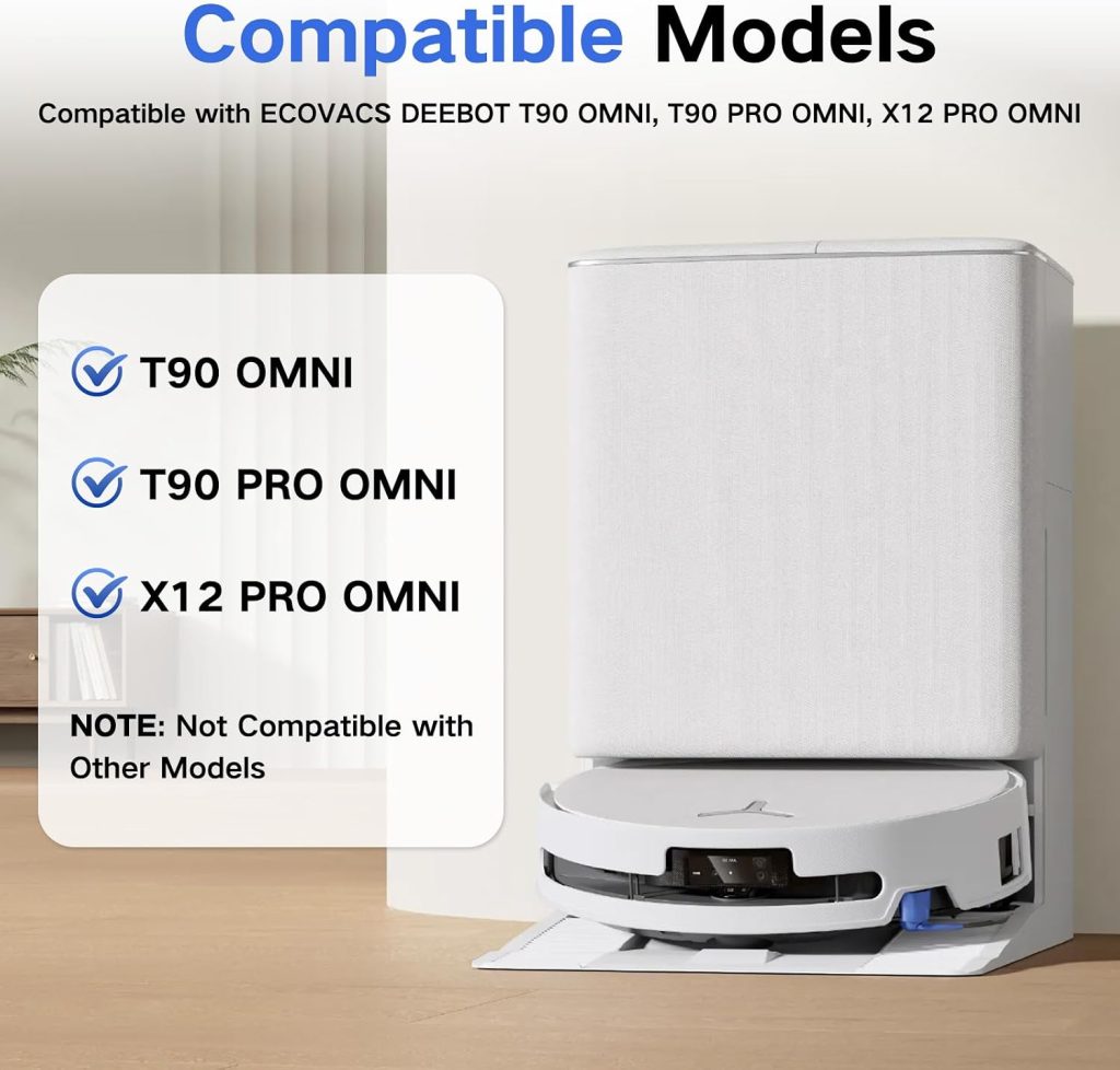 پک لوازم جانبی 17 تیکه ECOVACS T90 Omni, T90 Pro OMNI, X12 Pro OMNI 12 2 2 - پک لوازم جانبی 17 تیکه ECOVACS T90 Omni, T90 Pro OMNI, X12 Pro OMNI